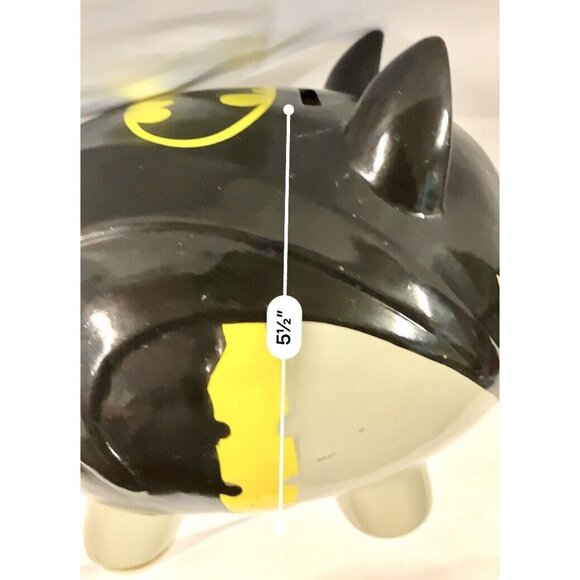 Batman DC Comics Ceramic Coin Piggy Bank F.A.B. Starpoint Pig Novelty - Picture 10 of 10